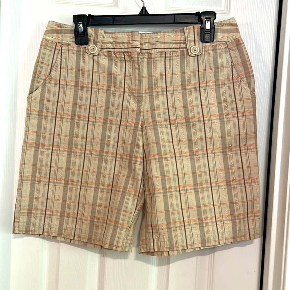 Metro 7 Plaid Shorts / NWOT
